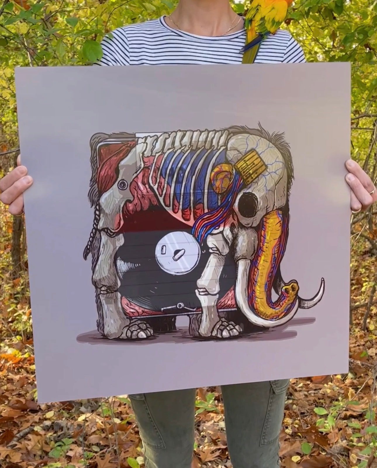 Lenticular print PREHISTORIC