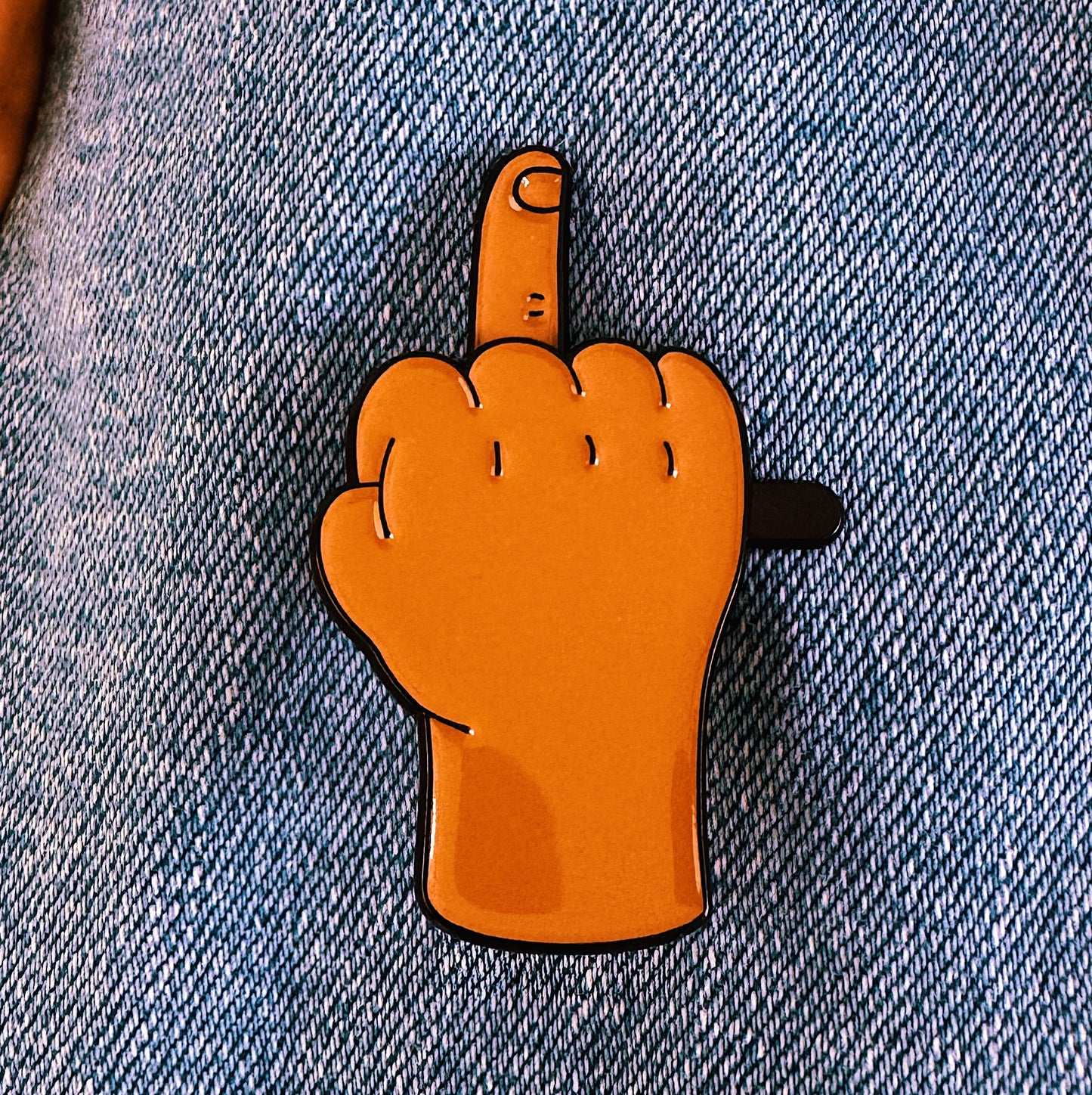 FU Enamel pin (Men Black)