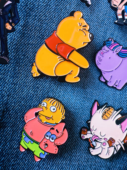 2 for 1 Enamel pins!