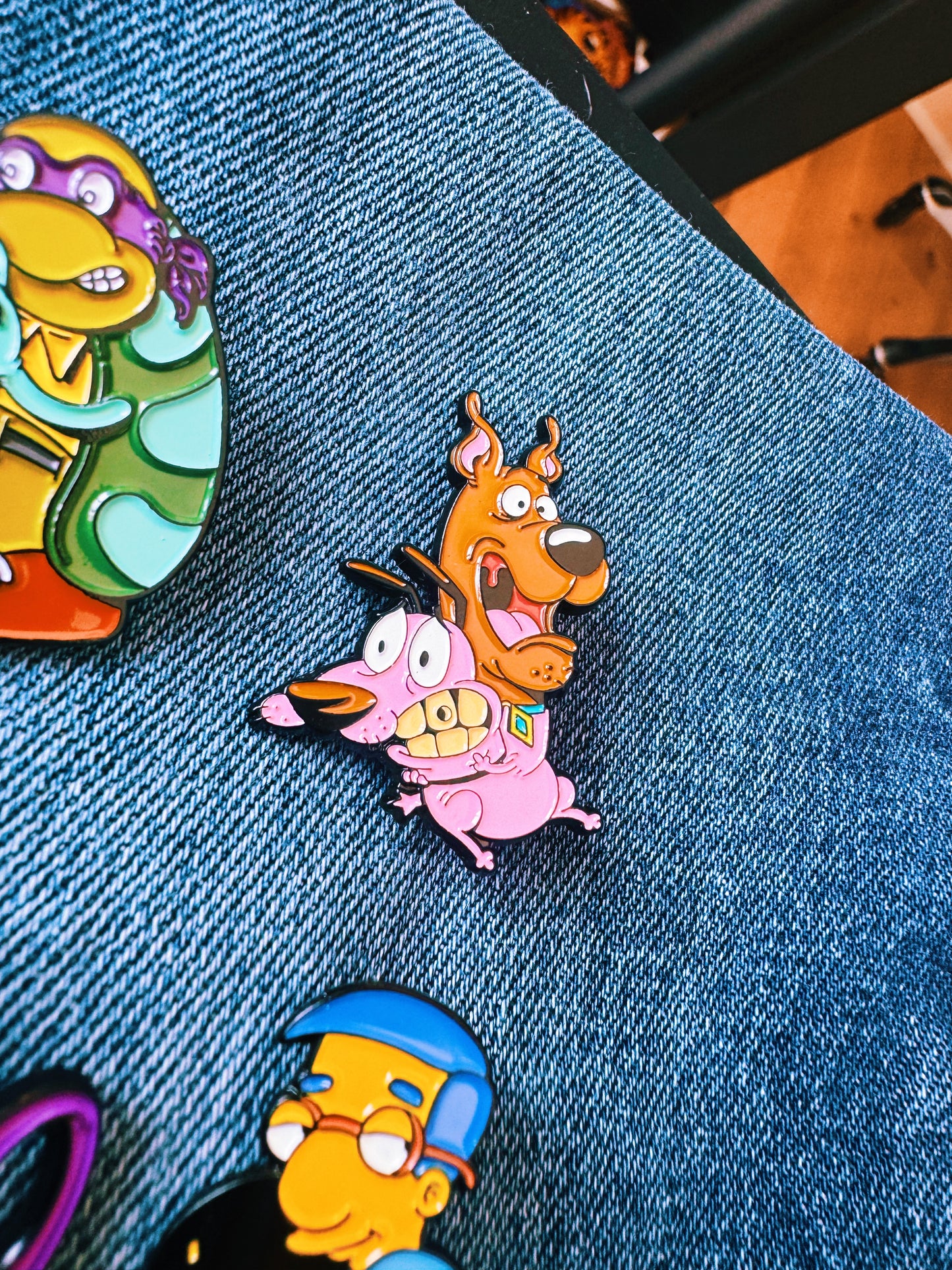 2 for 1 Enamel pins!