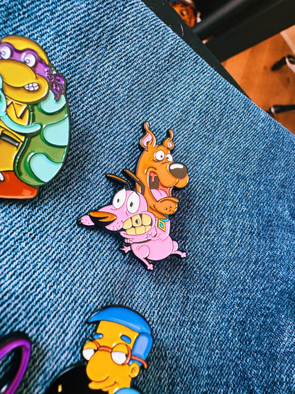 2 for 1 Enamel pins!