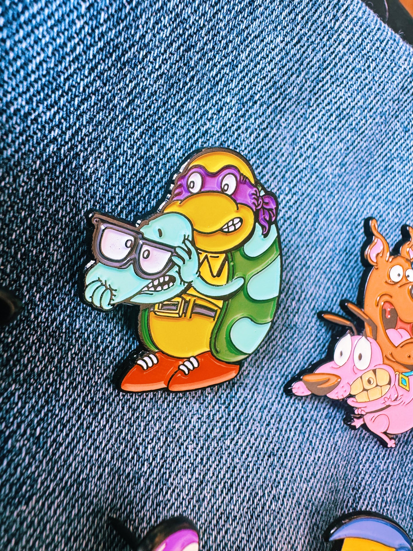 2 for 1 Enamel pins!