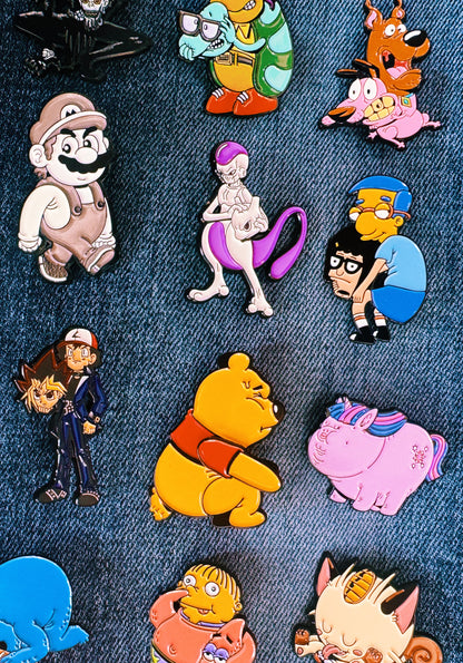 2 for 1 Enamel pins!