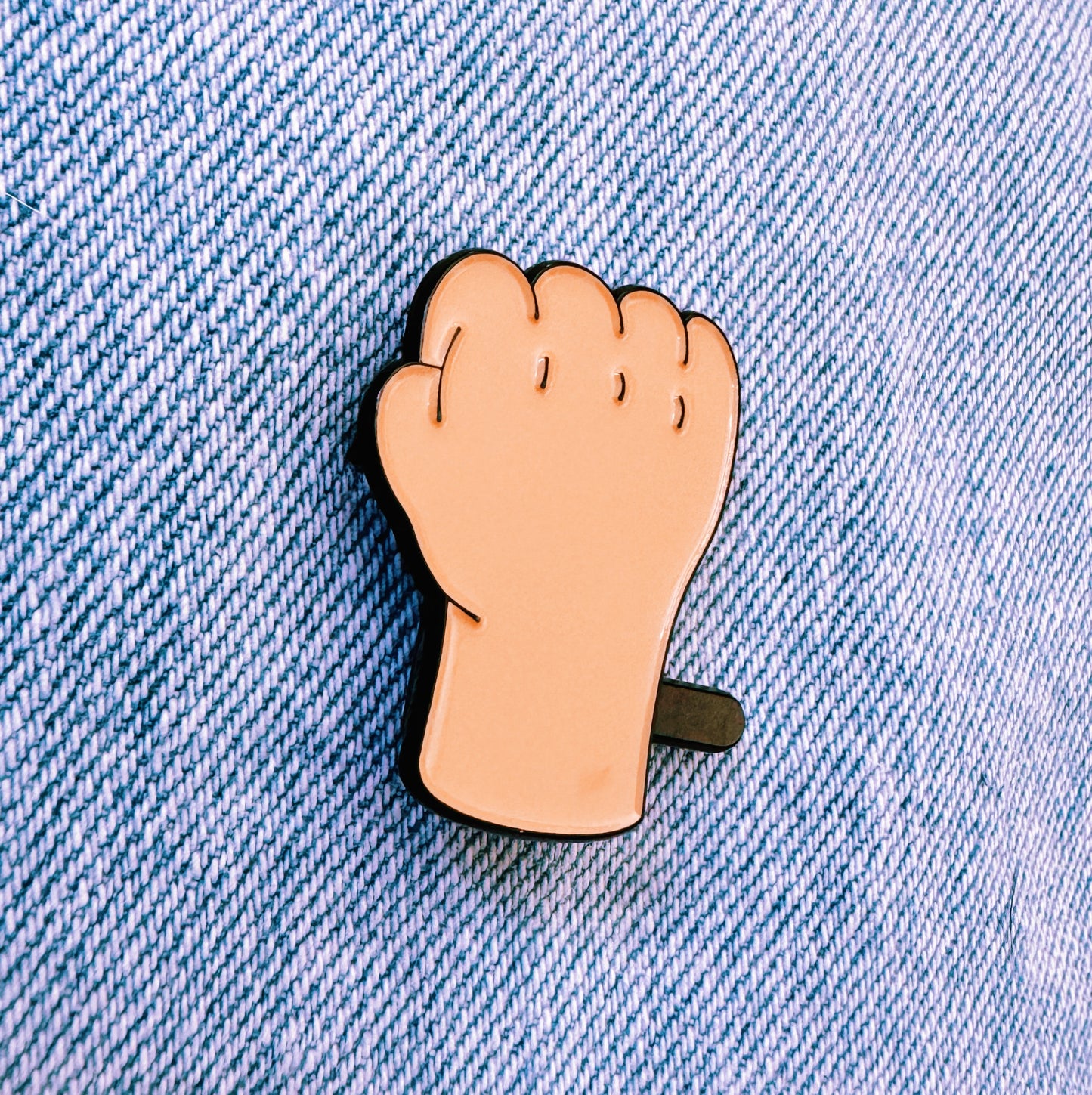 FU Enamel pin