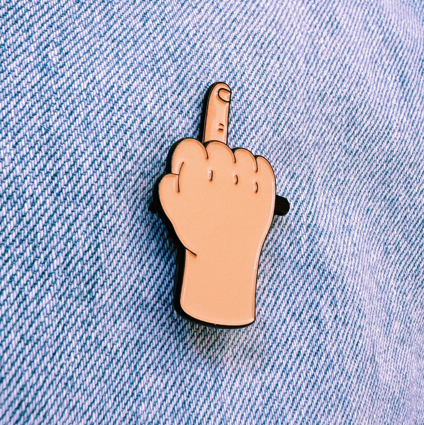 FU Enamel pin