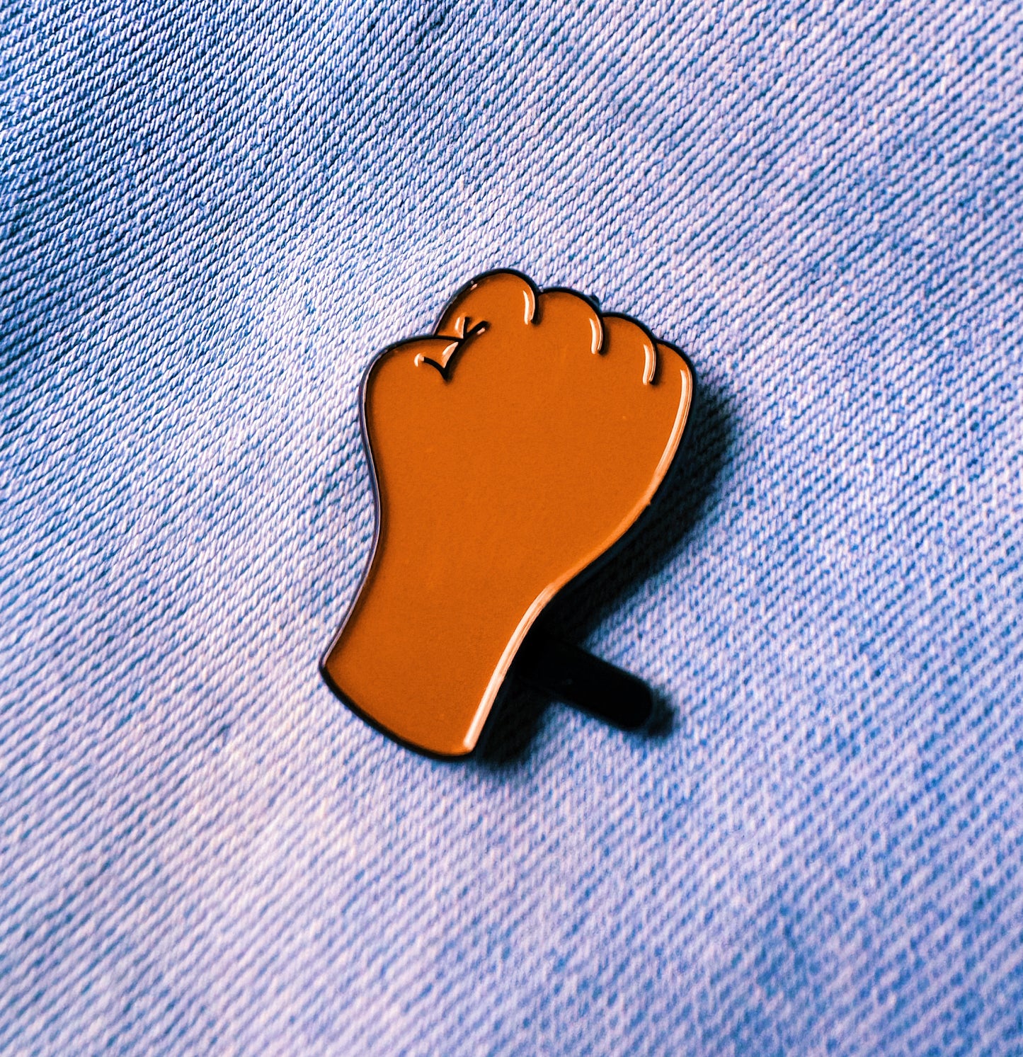 FU Enamel pin (Girl Black)