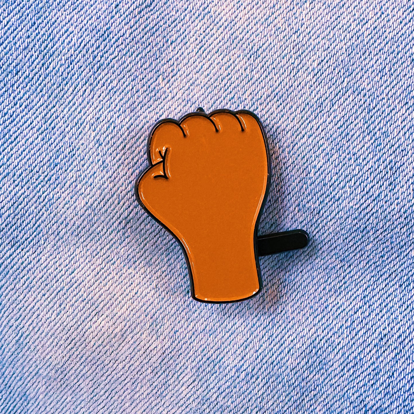 FU Enamel pin (Girl Black)