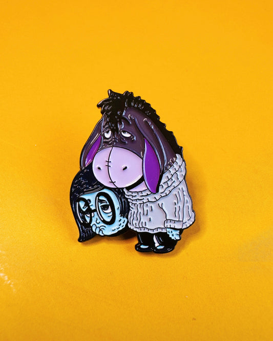 Sadness Unmasked enamel pin