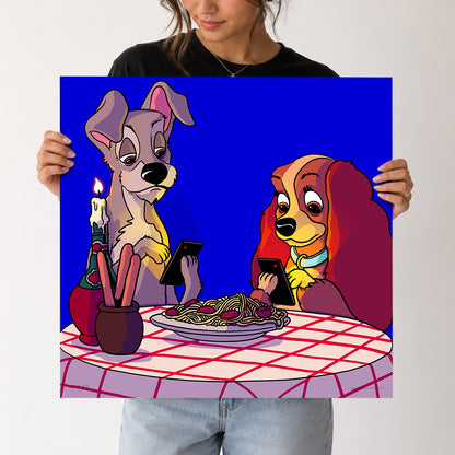Modern date ART PRINT