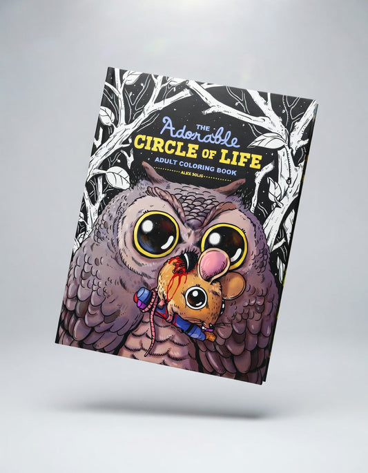 Adorable Circle of Life Digital coloring book